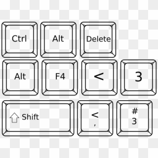 Keyboard Keys Computer Pc Png Image - Computer Keyboard Clipart