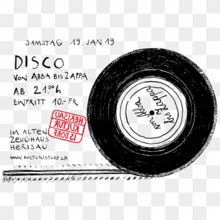 Disco Von Abba Bis Zappa - Circle Clipart
