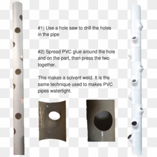 Making Pvc Pipe Into Vertical Towers - Make Hole In Pvc Pipe Clipart