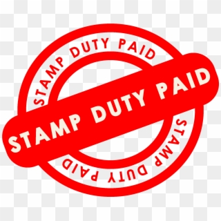 Stamp Duty Paid-red - Afyon Kocatepe Üniversitesi Clipart