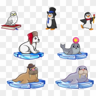 Polar, Animals, Antarctic, Arctic, North Pole, Owl - Polar Bear Clipart