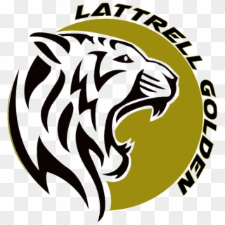 Lattrell Golden Logo Design - Graphic Design Clipart