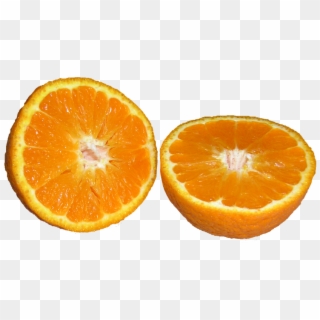 Mandarin, Citrus, Fruit, Cut - Orange Clipart