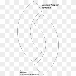 Blank Printable Cupcake Wrapper Template - Cupcake Wrapper Template Pdf Clipart