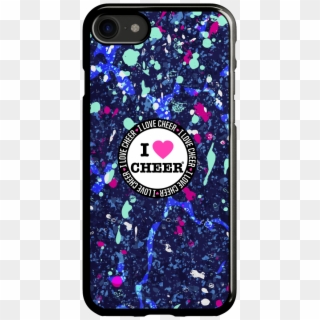 Paint Splash I Love Cheer® Phone Case - Love Spreadsheets Clipart