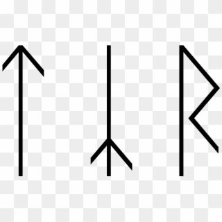 File - Tyr-runes - Svg - Norse Mythology Tyr Symbol Clipart