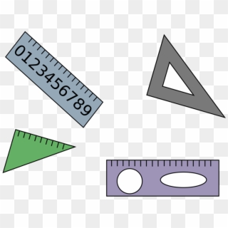 Set Square Ruler Triangle Line - Font Clipart