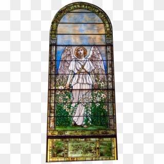 John's Episcopal Church Was The First Religious Institution - Spring Angel Stained Glass Clipart