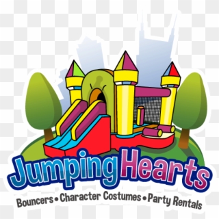 Jumping Hearts Party Rentals - Jumping Party Clipart