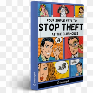 White Paper Stop Theft At Clubhouse - Cartoon Clipart