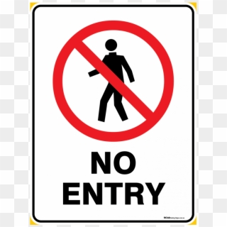 Prohibition No Entry - No Entry Authorised Personnel Only Clipart