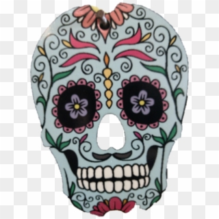 #skull #katrina #caveira #caveiramexicana - Mexican Skull Colored Clipart
