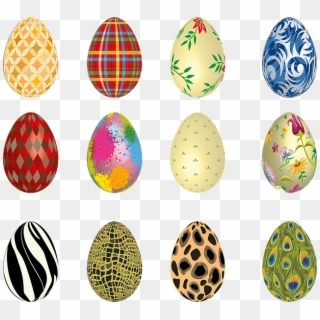 Easter Eggs Vector - Easter Eggs Vector Png Clipart