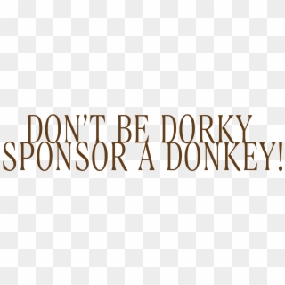 Help Us Taking Donkeys To The Four Corners Of The World Clipart
