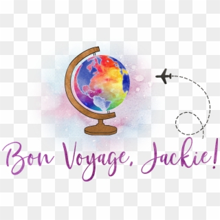 Bon Voyage Jackie - Globe Clipart