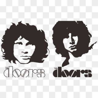Jim Morrison The Doors Logo Clipart
