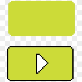 Golden Play Button - Parallel Clipart