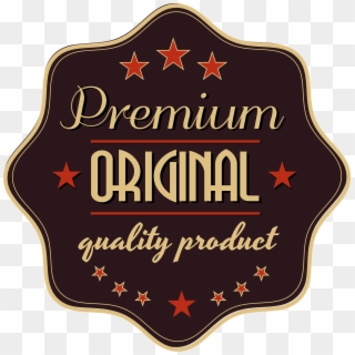 Retro Quality Ornate Tag Design Png Image - Etiquetas De Calidad Png Clipart