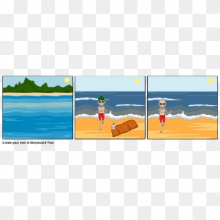 Banana Boat Storyboard - Am The Lord Of The Flies Clipart