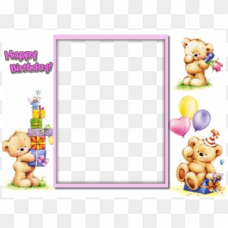 Bear Party, Frame - Cartoon Clipart