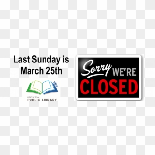 We Are Officially Closed On Sundays Until October - Calligraphy Clipart