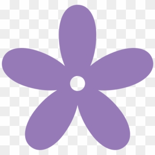 Purple Flower Clip Art Free Lavender Clipart - Lilac Flower Clipart - Png Download