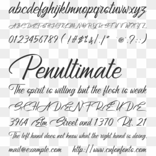 Merry Christmas Font Preview - Handwriting Clipart