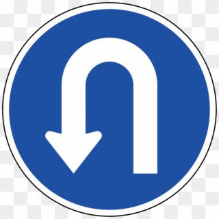 U Turn Sign Png Picture - Portable Network Graphics Clipart