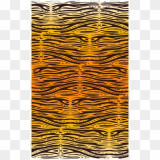 Tiger Gold Orange And Black Animal Print Champs Wallpaper - Art Clipart