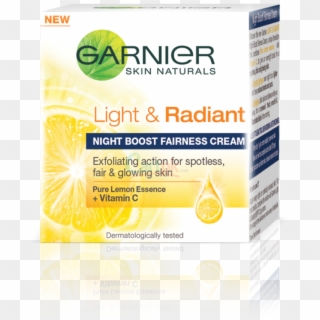 Garnier Skin Naturals Light And Radiant Night Cream - Garnier Clipart