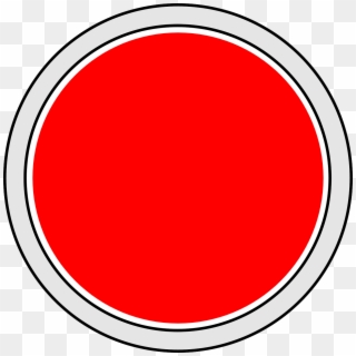 Red Button Circle Symbol Icon Png Image - Ia Akranes Clipart