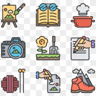 Hobby - Icon Color Friend Png Clipart