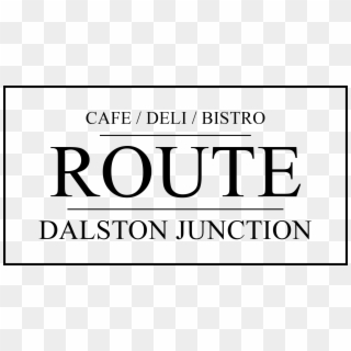 Route Cafe Logo - Calligraphy Clipart