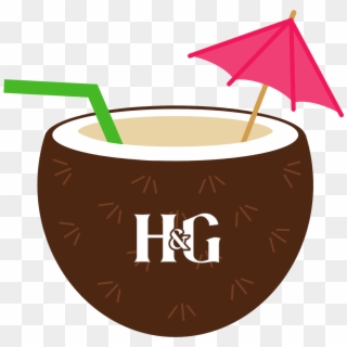 We're Now A Us Clan - Coconut Cocktail Clip Art - Png Download