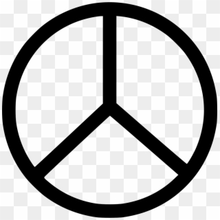 Peace Sign Love Outdoor Outside Comments - White Peace Symbol Clipart