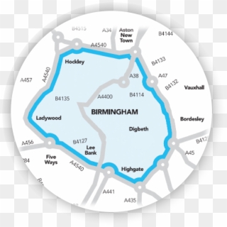 Clean Air Zone Birmingham Map Clipart