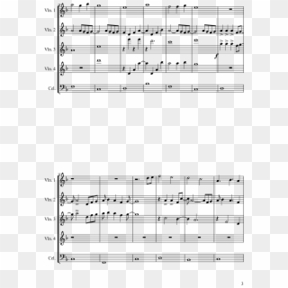 Overture Sheet Music Composed By Jinxx 3 Of 5 Pages - Black Veil Brides Vale Violin Notes Clipart