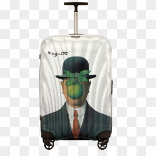 Samsonite X Magritte Suitcase - Samsonite Cabin Case Rene Magritte Son Of Man Clipart