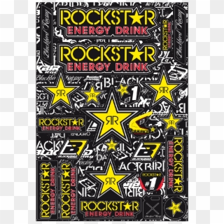 Sticker Sheets Pvc Husqvarna Rockstar Energy - Rockstar Energy Drink Clipart