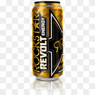 Rockstar Revolt Energy - Caffeinated Drink Clipart