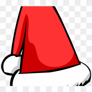 Santa Hat Clipart Coat - Christmas Hat Png Cartoon Transparent Png