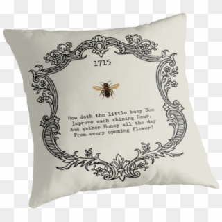 Vintage Bees And Beehives - Cushion Clipart