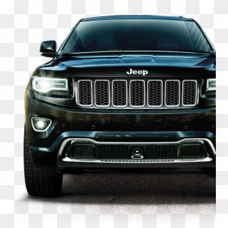 Black Jeep Grand Cherokee Front View-gd101 - Jeep Grand Cherokee Front View Clipart