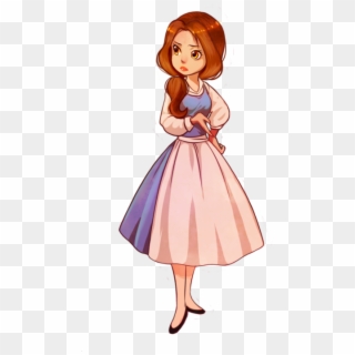 Disney Dreams - Beauty And The Beast Anime Belle Clipart