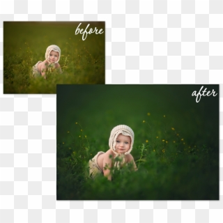 Color Correction Essentials Photoshop Actions - Lisa Holloway Before After Clipart