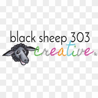 Black Sheep 303 Creative Logo - Calligraphy Clipart