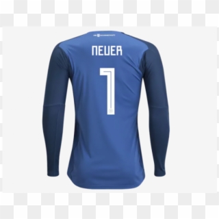 Germany 2018 World Cup Goalkeeper Blue Ls Football - Manuel Neuer Germany Jersey 2018 Clipart