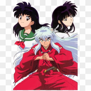 My Edit Transparent Anime Png Transparent Inuyasha - Inuyasha Y Aome Y Kikyo Clipart