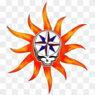 Compass Rose - Grateful Dead Steal Your Face Clipart