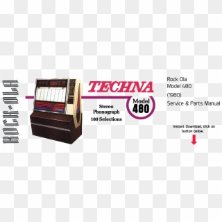 Rock Ola 480 Techna - Slot Machine Clipart